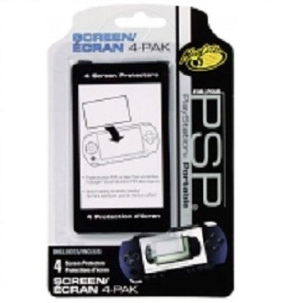 Mad Catz - Pack de protection d'écran : 4 unités (PSP) Mad Catz - Pack de protection d'écran : 4 unités (PSP)